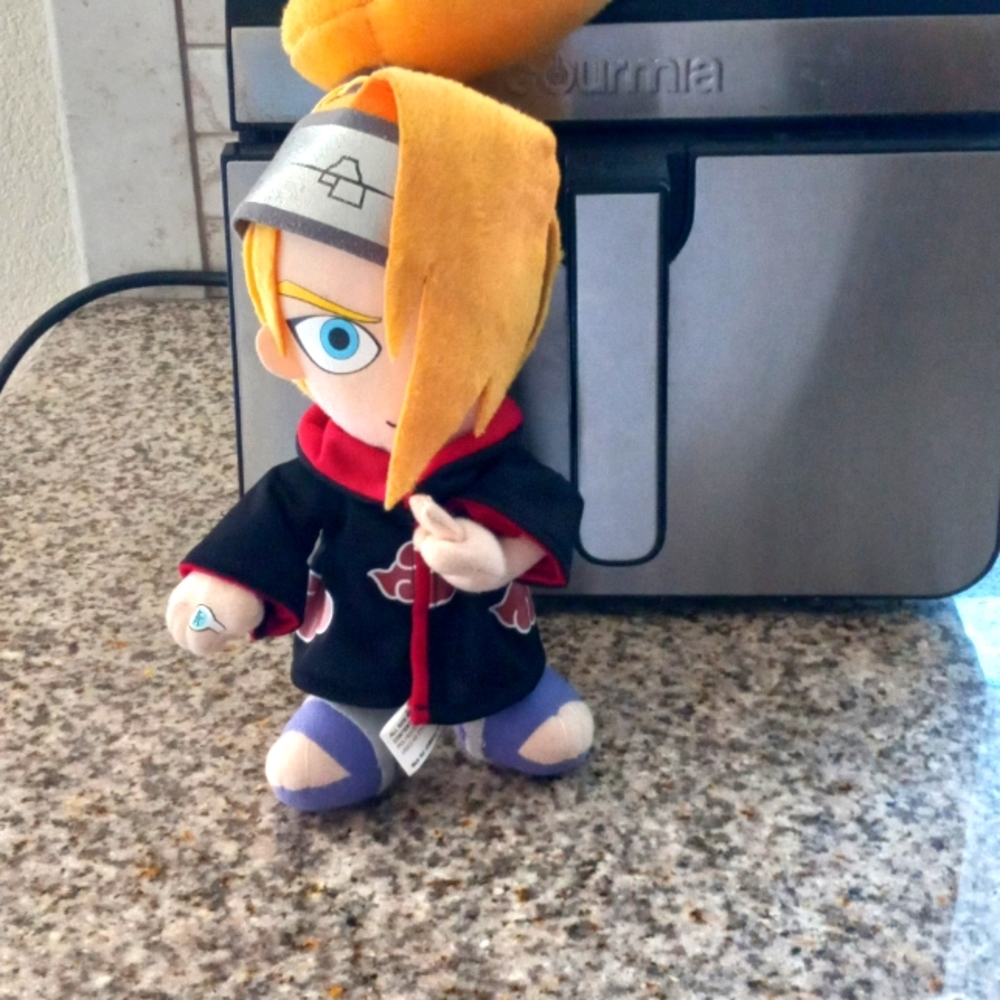 2002 Great Eastern Naruto Shippuden Deidara Anime Plush - Picture 1 of 7